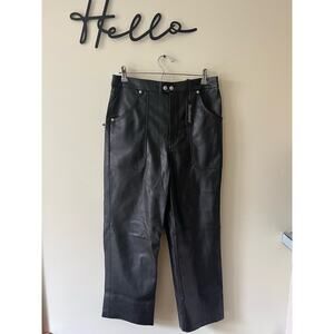 BLANKNYC Faux Leather Straight Leg Pant